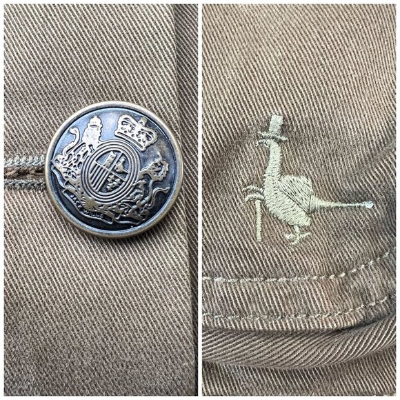 Jack Wills Green Khaki Button Up Field Utility Jacket US 8 - Picture 4 of 11